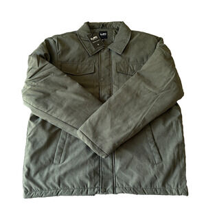 Mack Russo Range Jacket New w/Tags Men's Size XL Forest Green Zip Snap 5 Pockets
